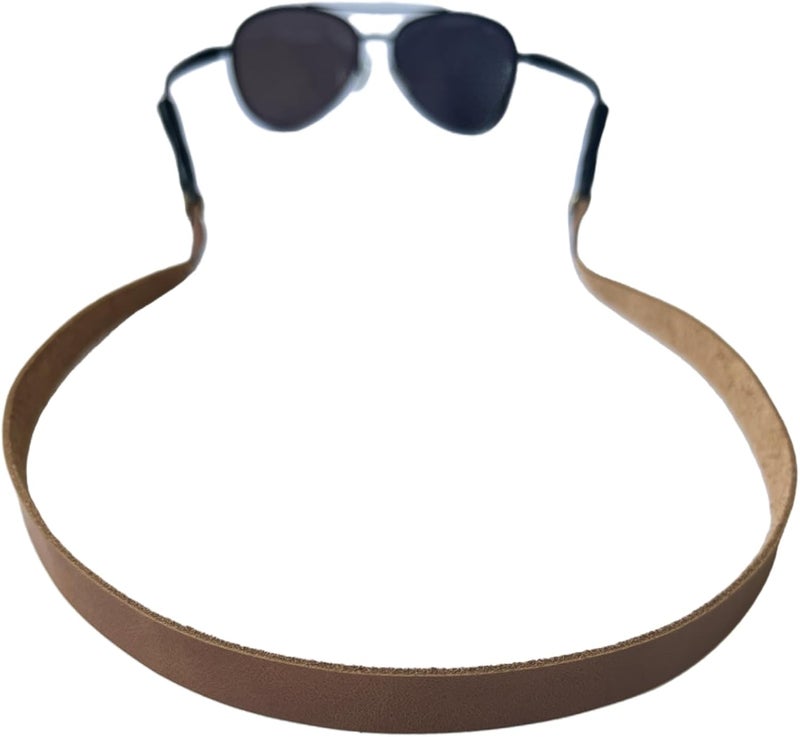 PROVBORN Store Full-grain Leather Glasses Strap Handmade Sports Sunglasses Eyeglasses Holders Around Neck Gifts for Men Women - Image 1